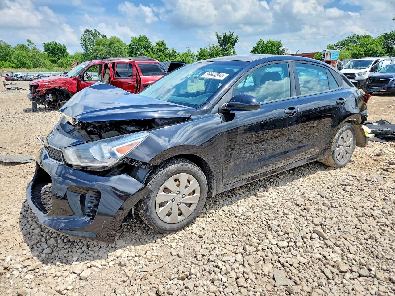 2020 Kia Rio LX, VIN 3KPA24AD7LE339177 — Rear end