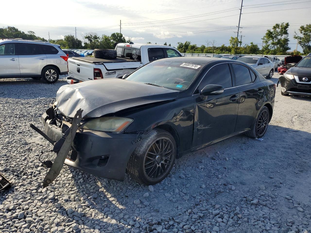 2009 Lexus IS 250, VIN JTHCK262195034877 — Front end