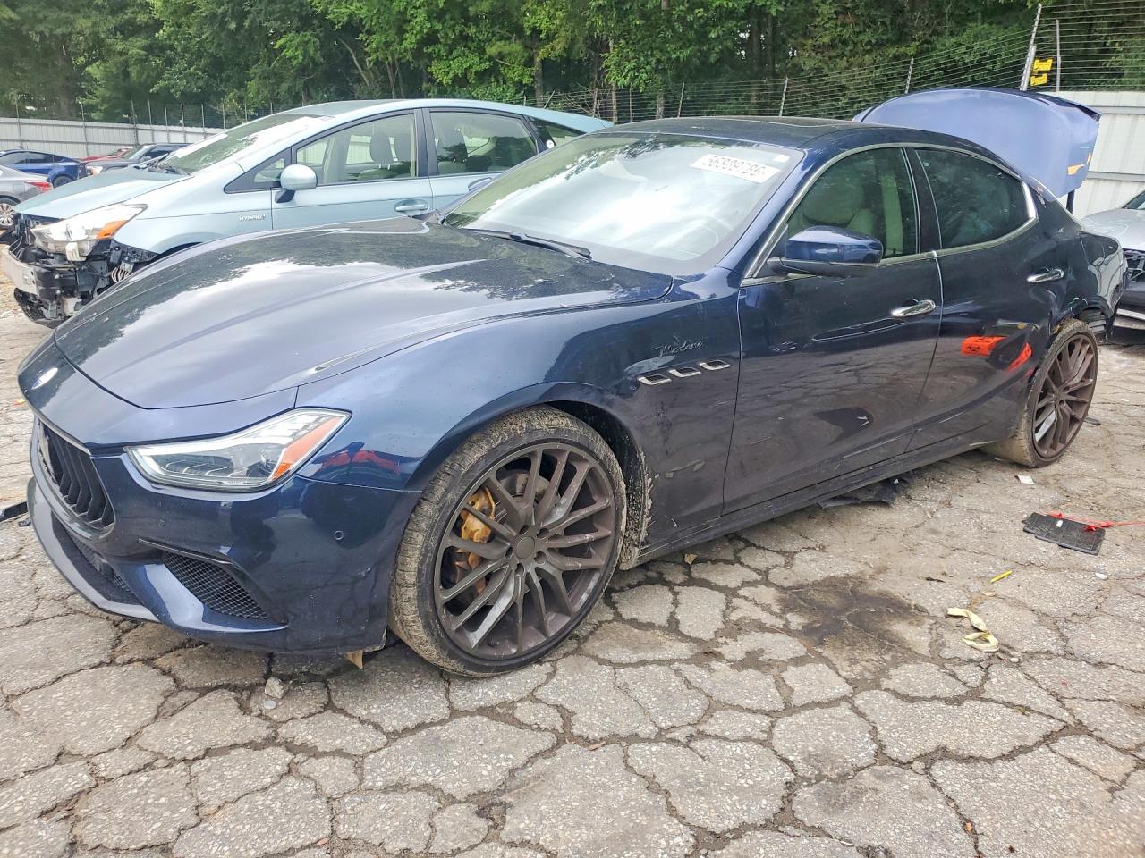 2022 Maserati Ghibli Modena, VIN ZAM57YSM6N1389689 — Зад
