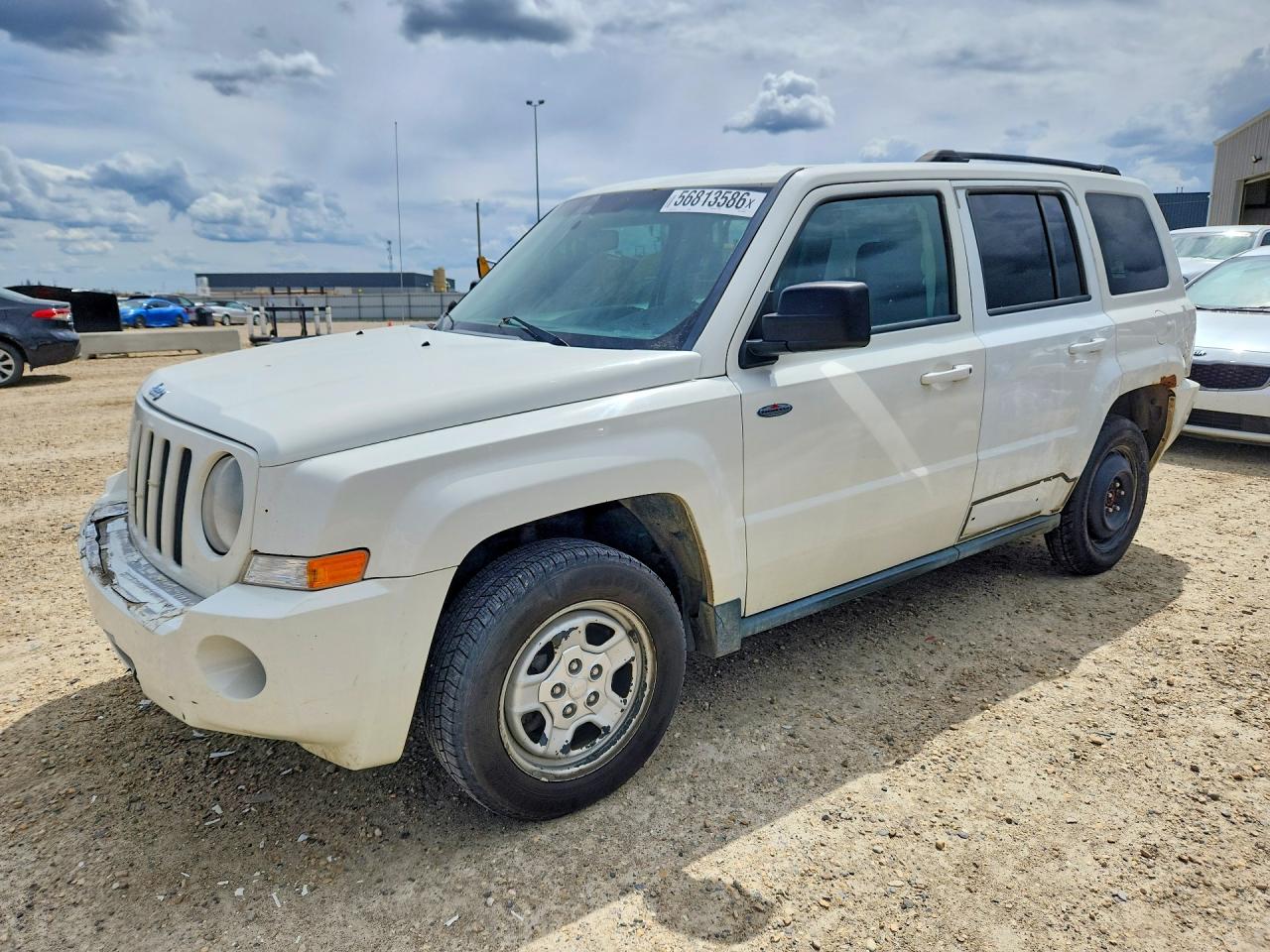 2010 Jeep Patriot Sport, VIN 1J4NF2GB1AD500325 — Rear end