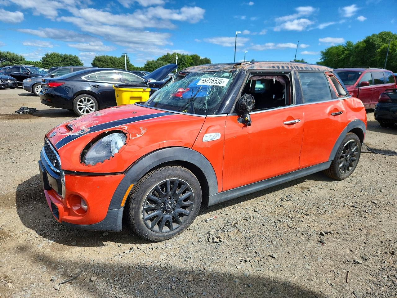 2019 MINI Hardtop 4 Door Cooper S, VIN WMWXU3C53K2L20042 — Rollover