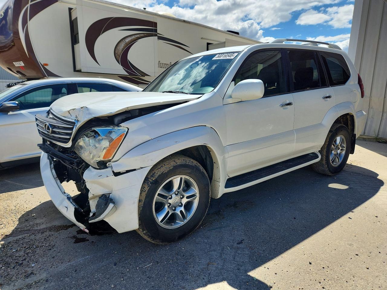 2008 Lexus GX 470, VIN JTJBT20X480150419 — Front end