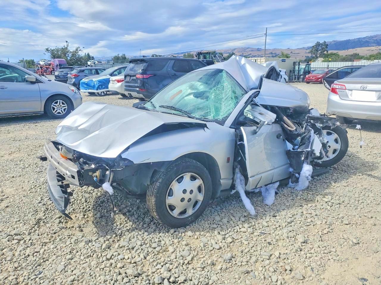 2002 Saturn SL, VIN 1G8ZH52882Z177307 — Опрокидывание