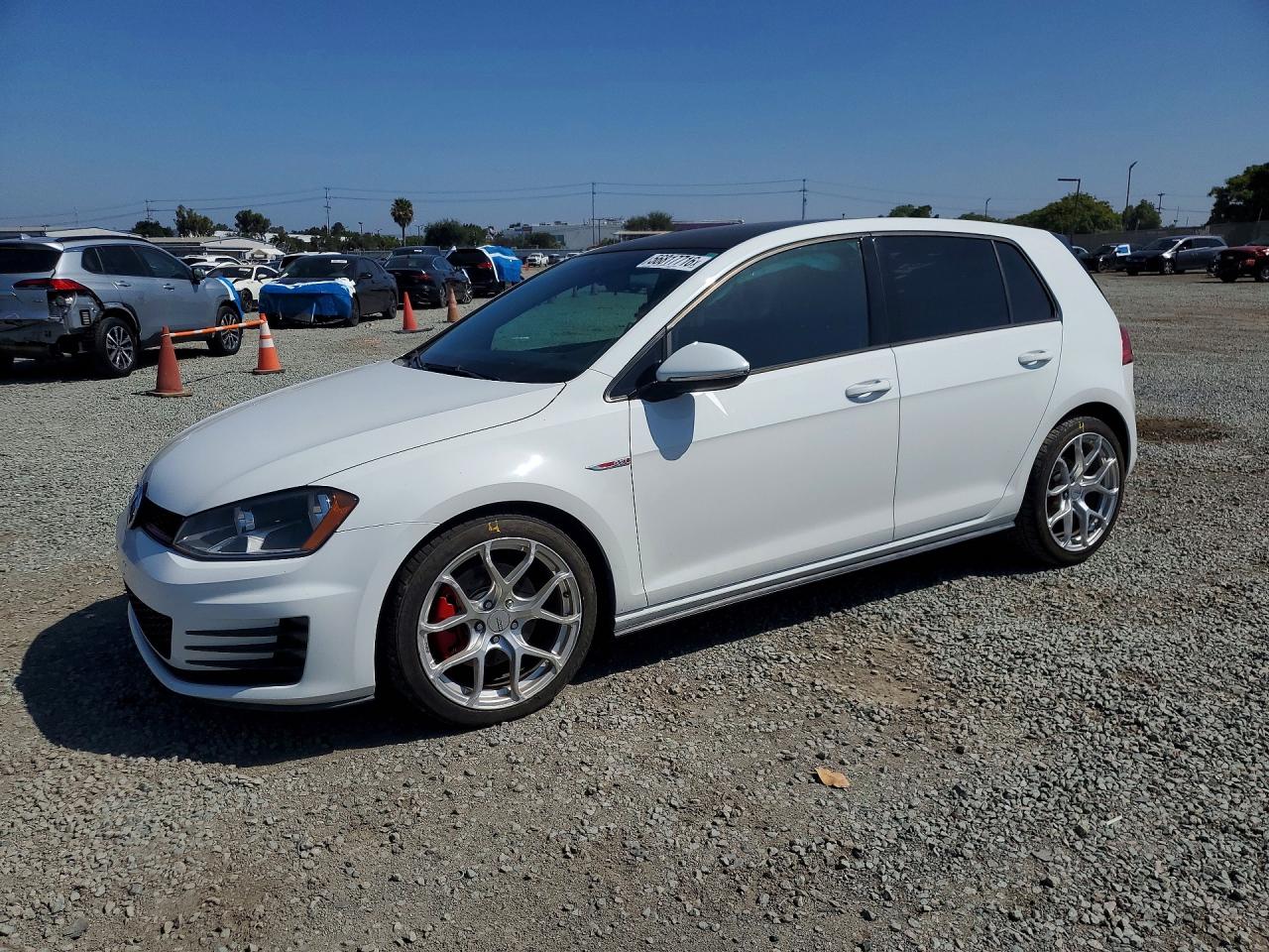 2016 Volkswagen Golf GTI S, VIN 3VW4T7AU3GM023361 — Front end