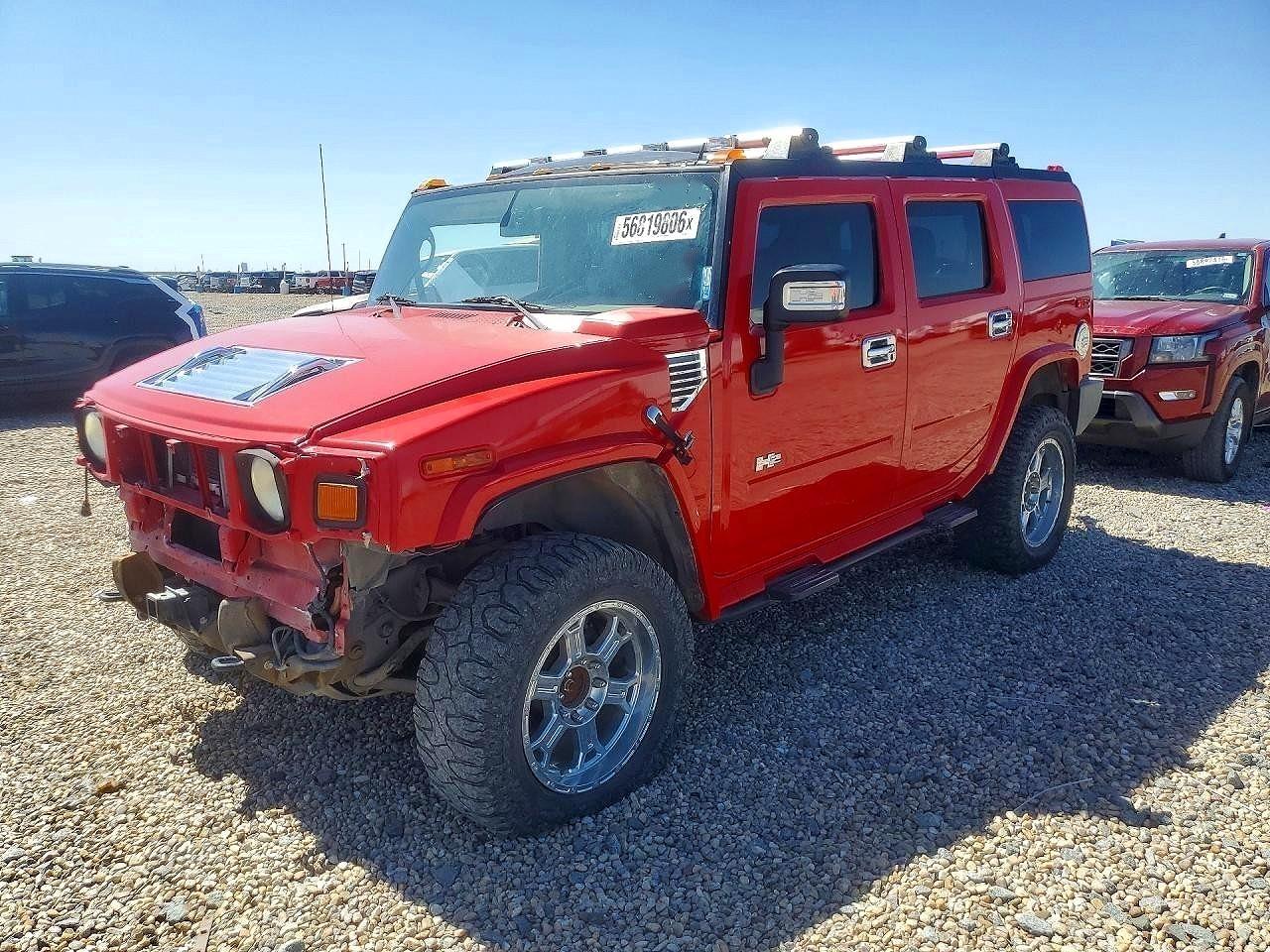 2007 Hummer H2 SUV, VIN 5GRGN23U47H108111 — Front end