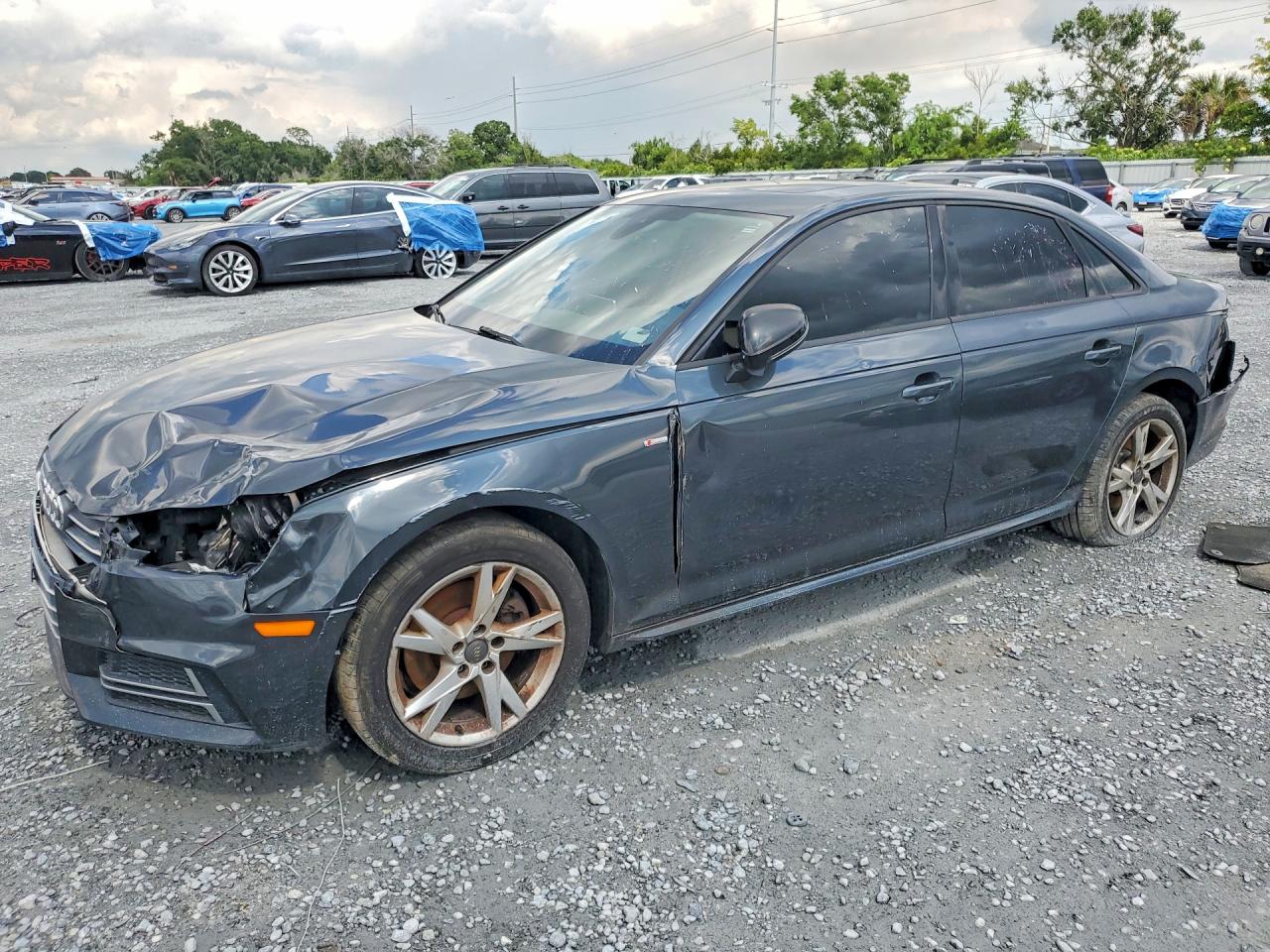 2018 Audi A4 Premium, VIN WAUKMAF43JN019978 — Front end
