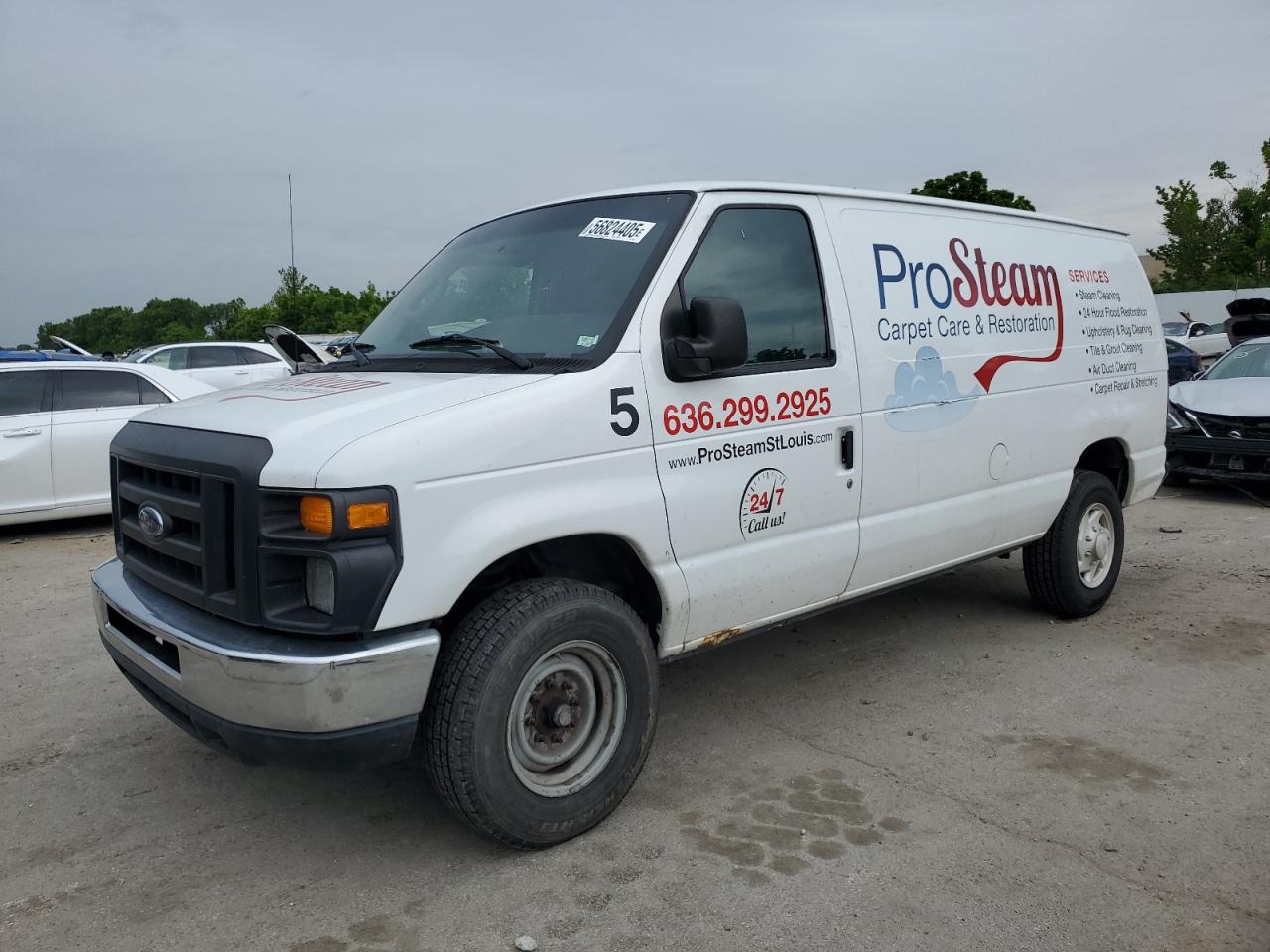 2011 Ford Econoline Cargo Commercial, VIN 1FTNE2EWXBDA09204 — Rear end
