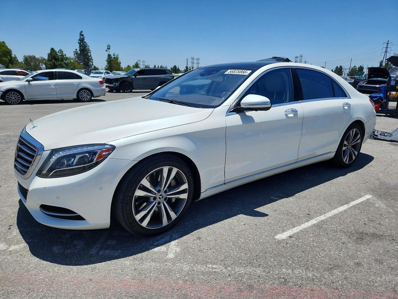 2017 Mercedes-Benz S 550, VIN WDDUG8CB5HA340748 — Undercarriage