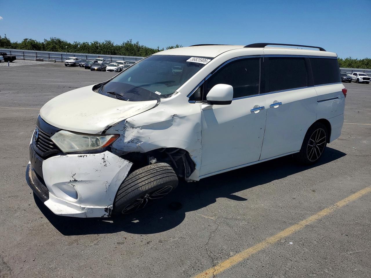 2013 Nissan Quest S, VIN JN8AE2KP1D9071208 — Front end