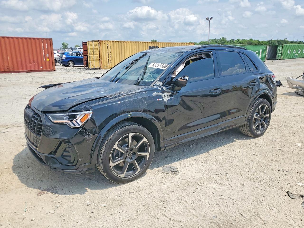 2025 Audi Q3 S line Premium Plus, VIN WA1EECF31S1071080 — Rollover