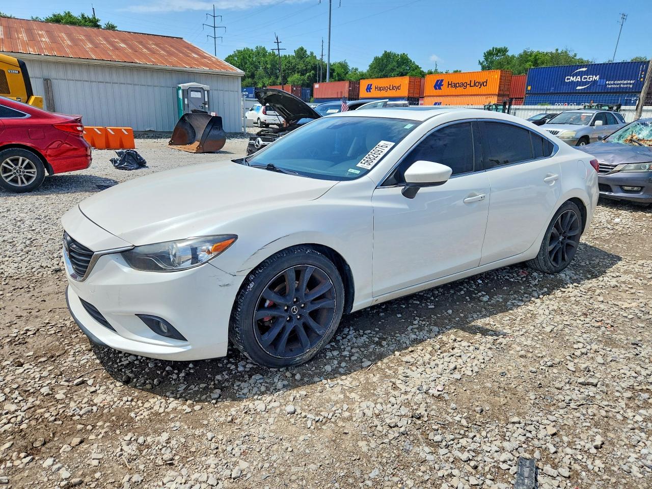 2015 Mazda 6 i Grand Touring, VIN JM1GJ1W50F1207642 — Front end