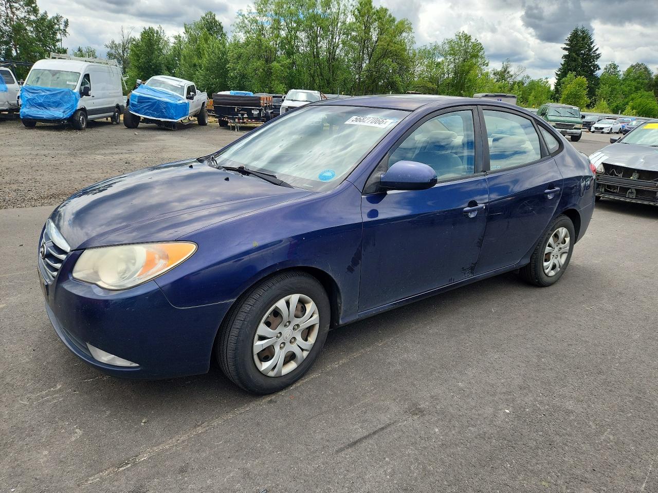 2010 Hyundai Elantra GLS, VIN KMHDU4AD1AU987762 — Front end