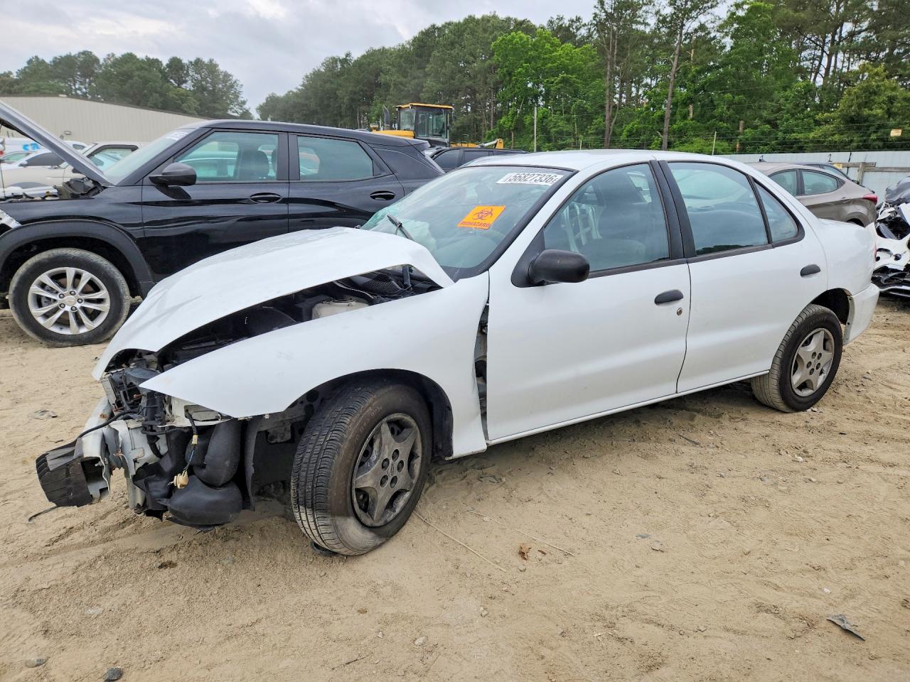 2001 Chevrolet Cavalier, VIN 1G1JC524717342538 — Front end