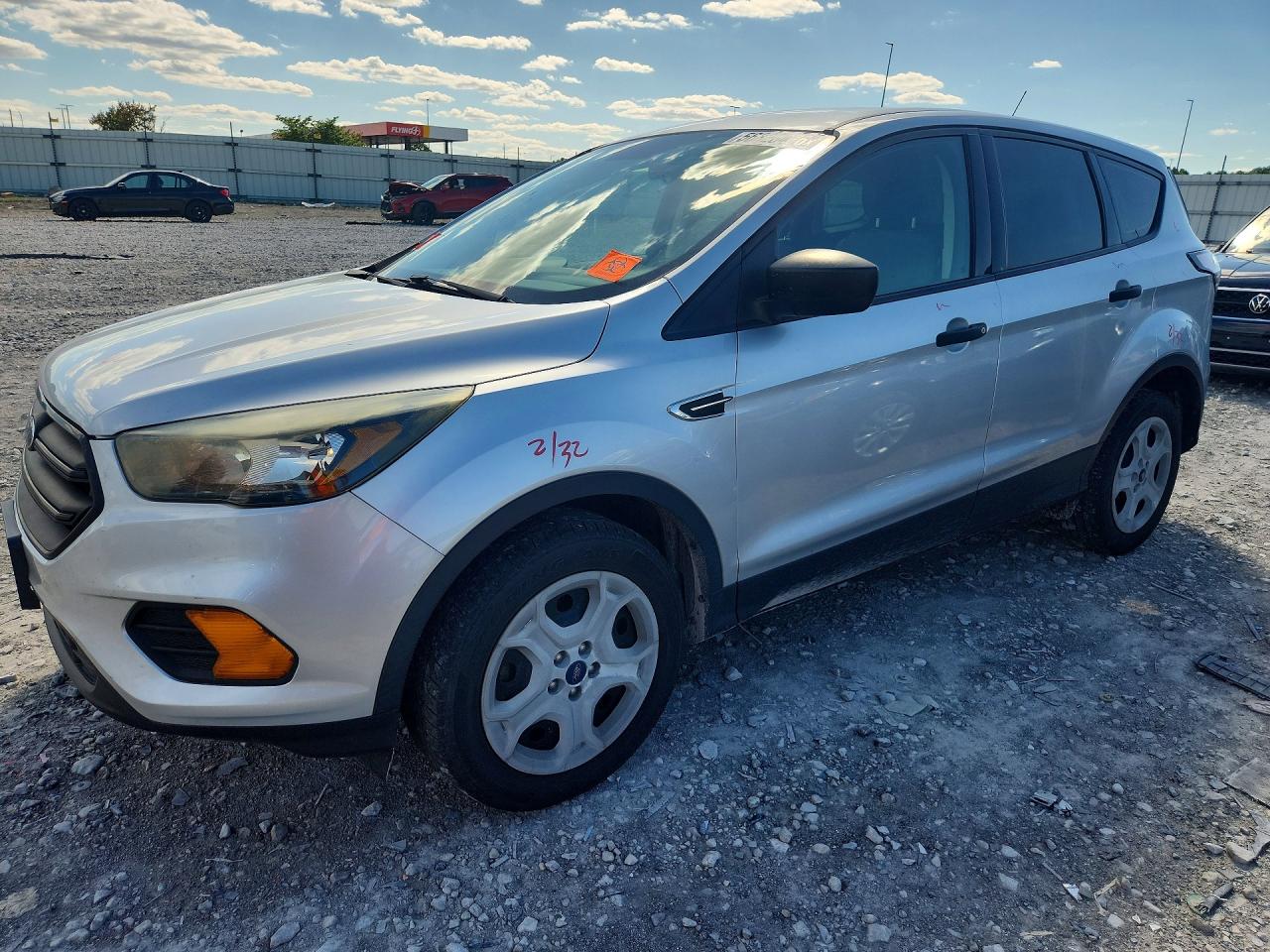 2018 Ford Escape S, VIN 1FMCU0F78JUB10046 — Side