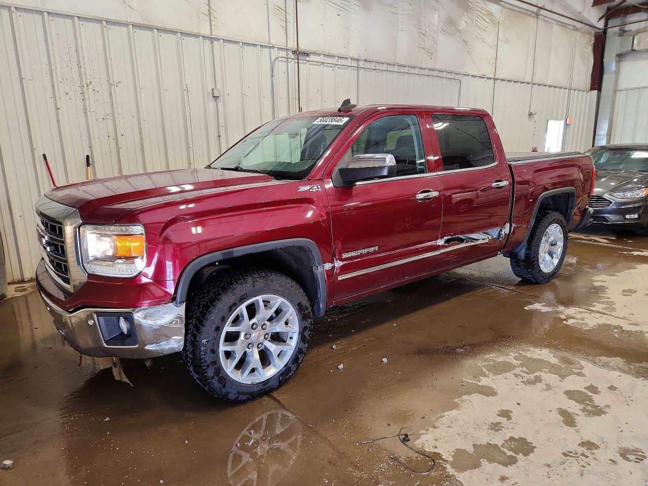 2015 GMC Sierra 1500 SLT, VIN 3GTU2VECXFG391707 — Бок