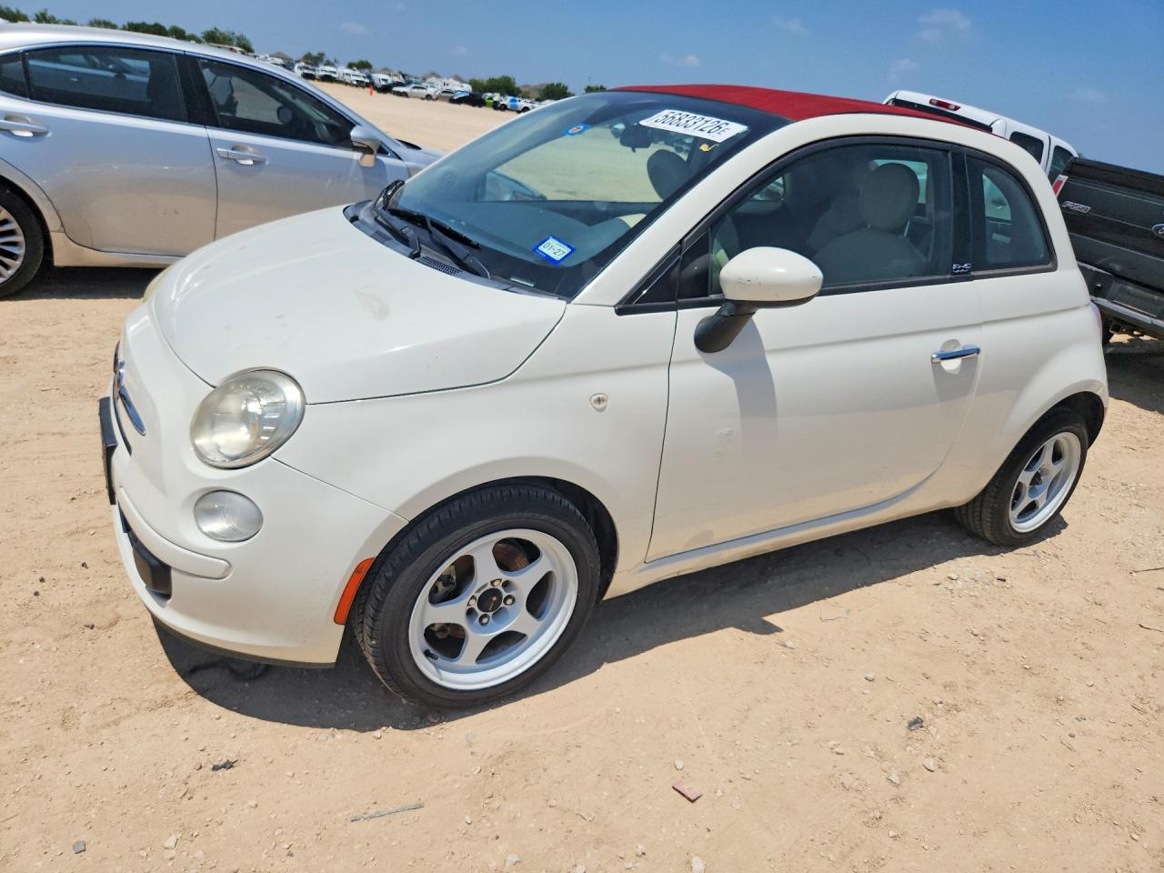 2013 FIAT 500 Pop, VIN 3C3CFFDR3DT750397 — Minor dents and scratches