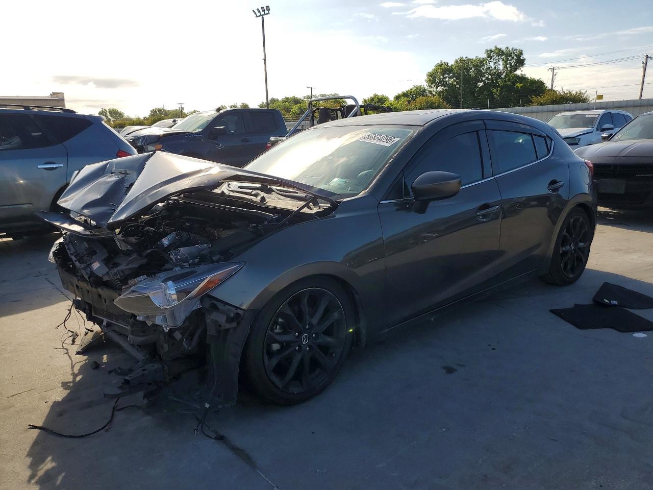 2015 Mazda 3 S Touring, VIN JM1BM1L38F1220417 — Front end