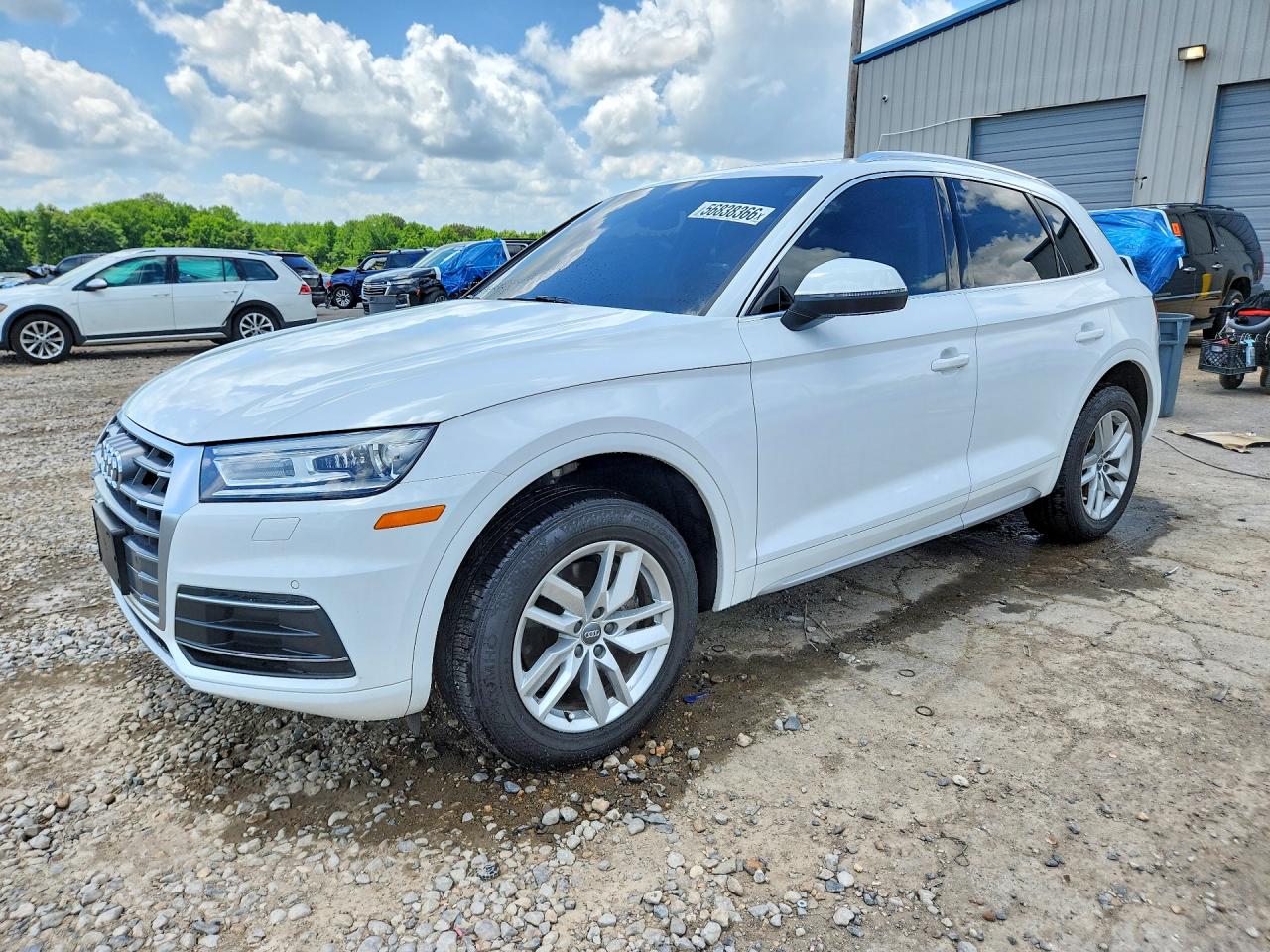 2020 Audi Q5 Premium, VIN WA1ANAFY7L2033542 — Undercarriage
