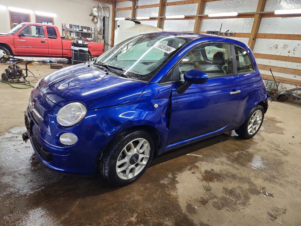 2012 FIAT 500 Pop, VIN 3C3CFFAR0CT119237 — Front end