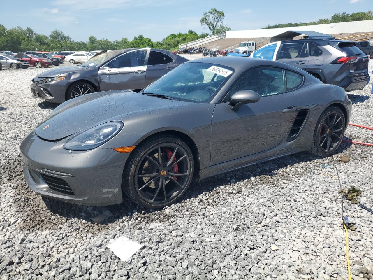 2017 Porsche 718 Cayman S, VIN WP0AB2A88HS285366 — Side
