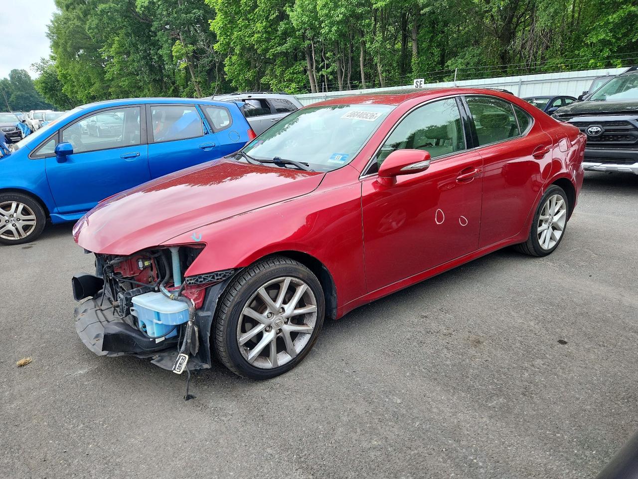 2012 Lexus IS 250, VIN JTHCF5C25C5054812 — Front end