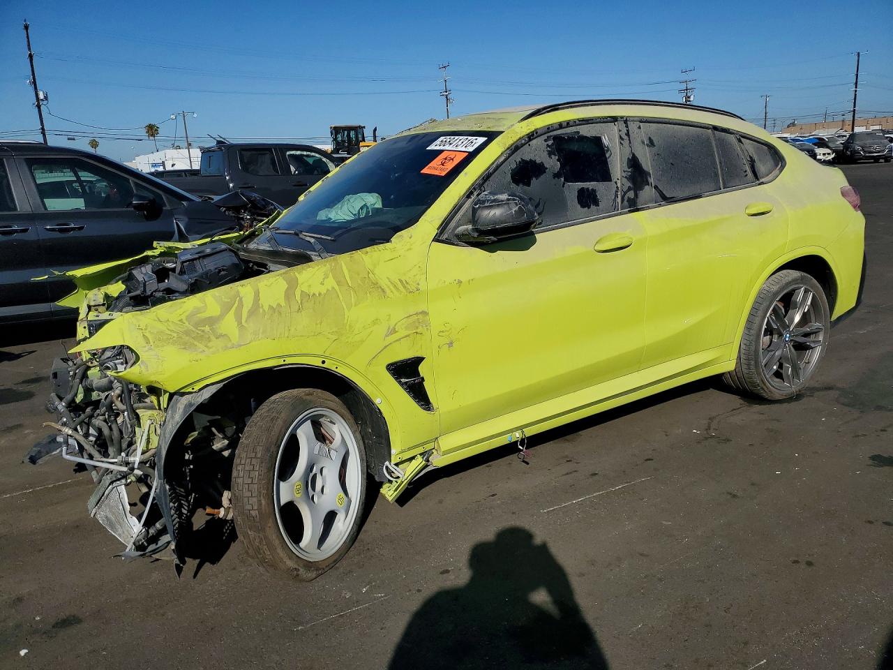 2023 BMW X4 M, VIN 5YM23EC05P9T15821 — Перед
