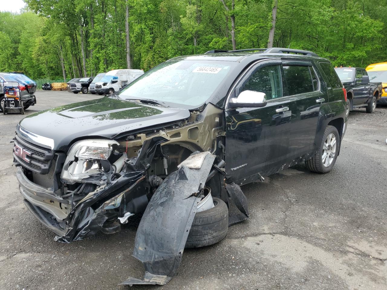 2016 GMC Terrain SLE, VIN 2GKFLTE38G6210681 — Front end