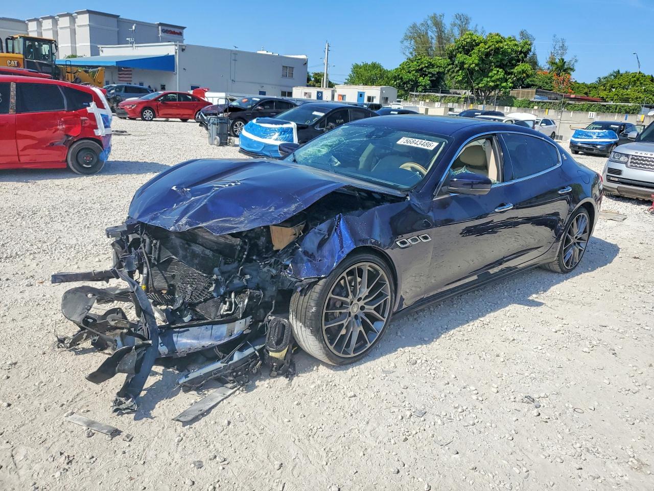 2017 Maserati Quattroporte S, VIN ZAM56RPA2H1199156 — Front end