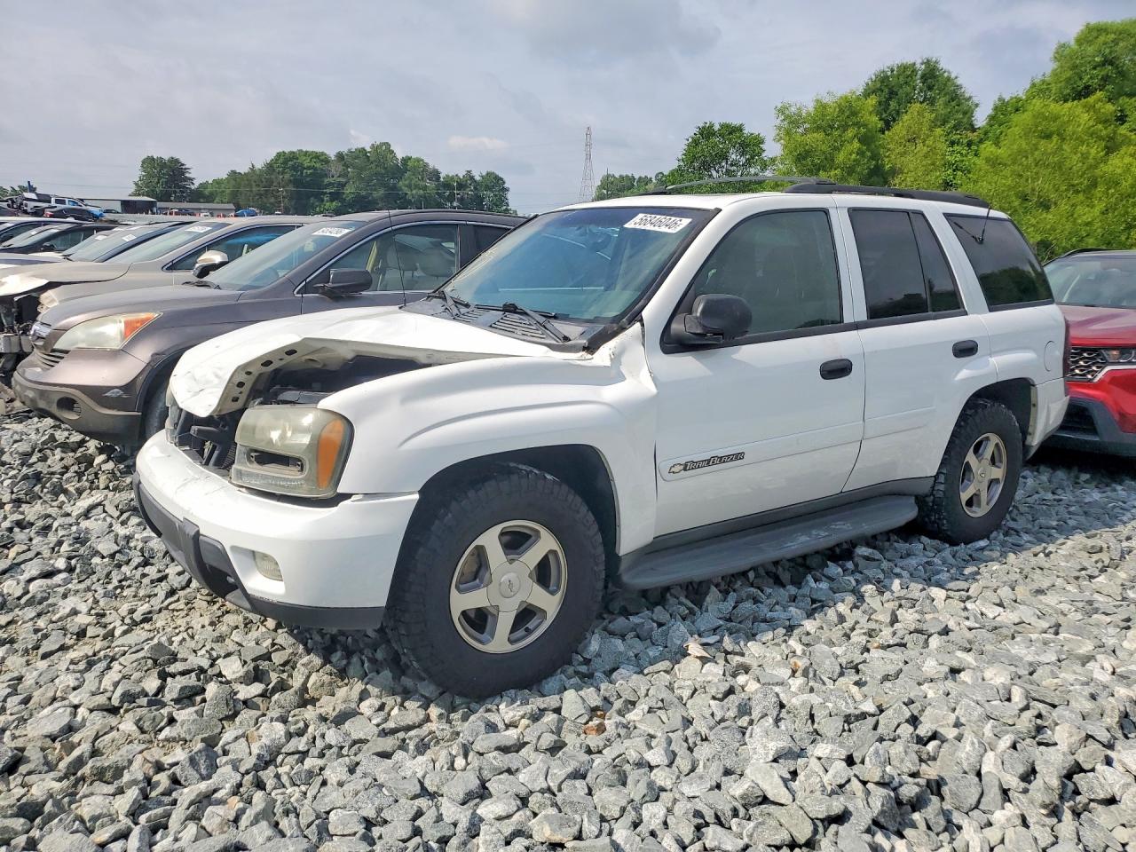 2003 Chevrolet TrailBlazer LT, VIN 1GNDT13S232251209 — Front end