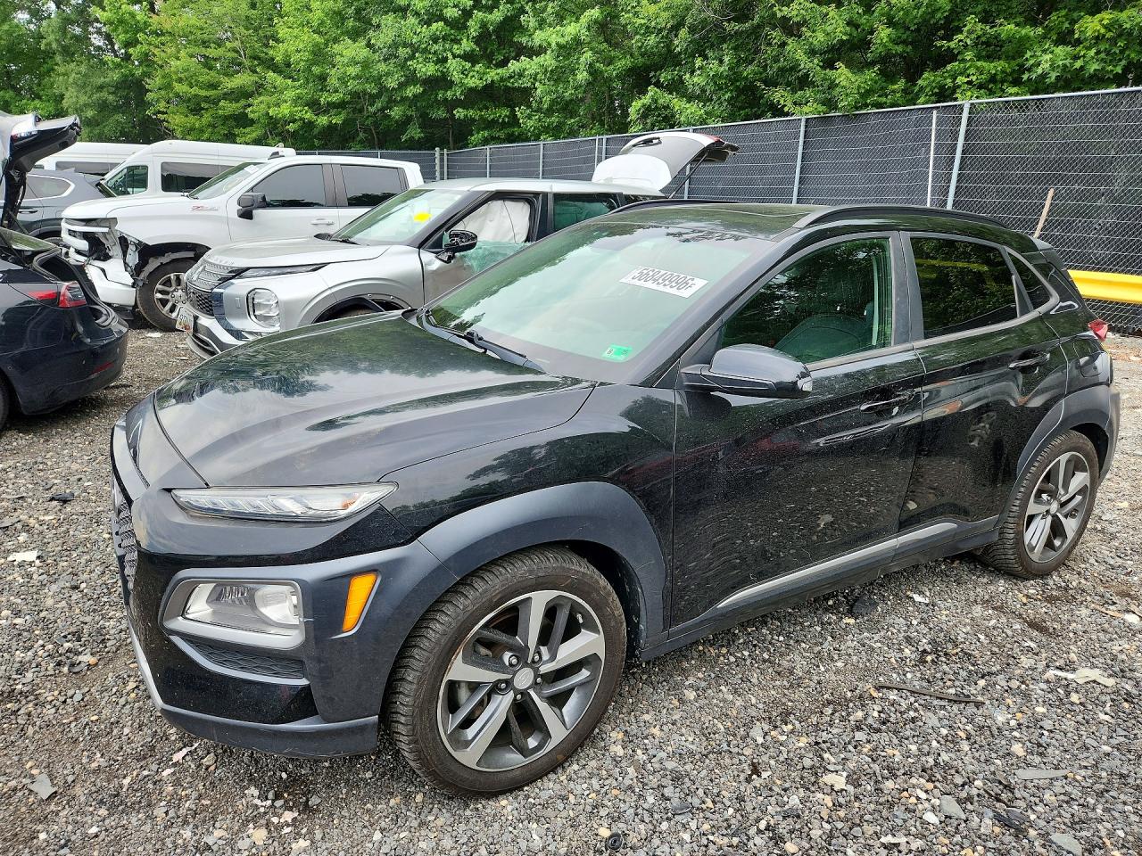 2018 Hyundai Kona Limited, VIN KM8K33A55JU137596 — Зад