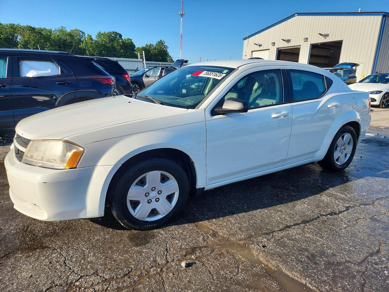2008 Dodge Avenger SE, VIN 1B3LC46K78N126585 — Hail