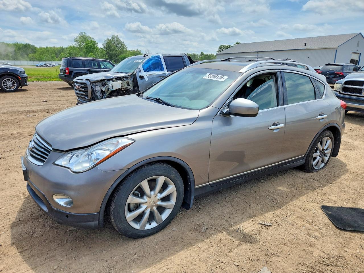 2008 Infiniti EX Journey, VIN JNKAJ09F98M351632 — Minor dents and scratches