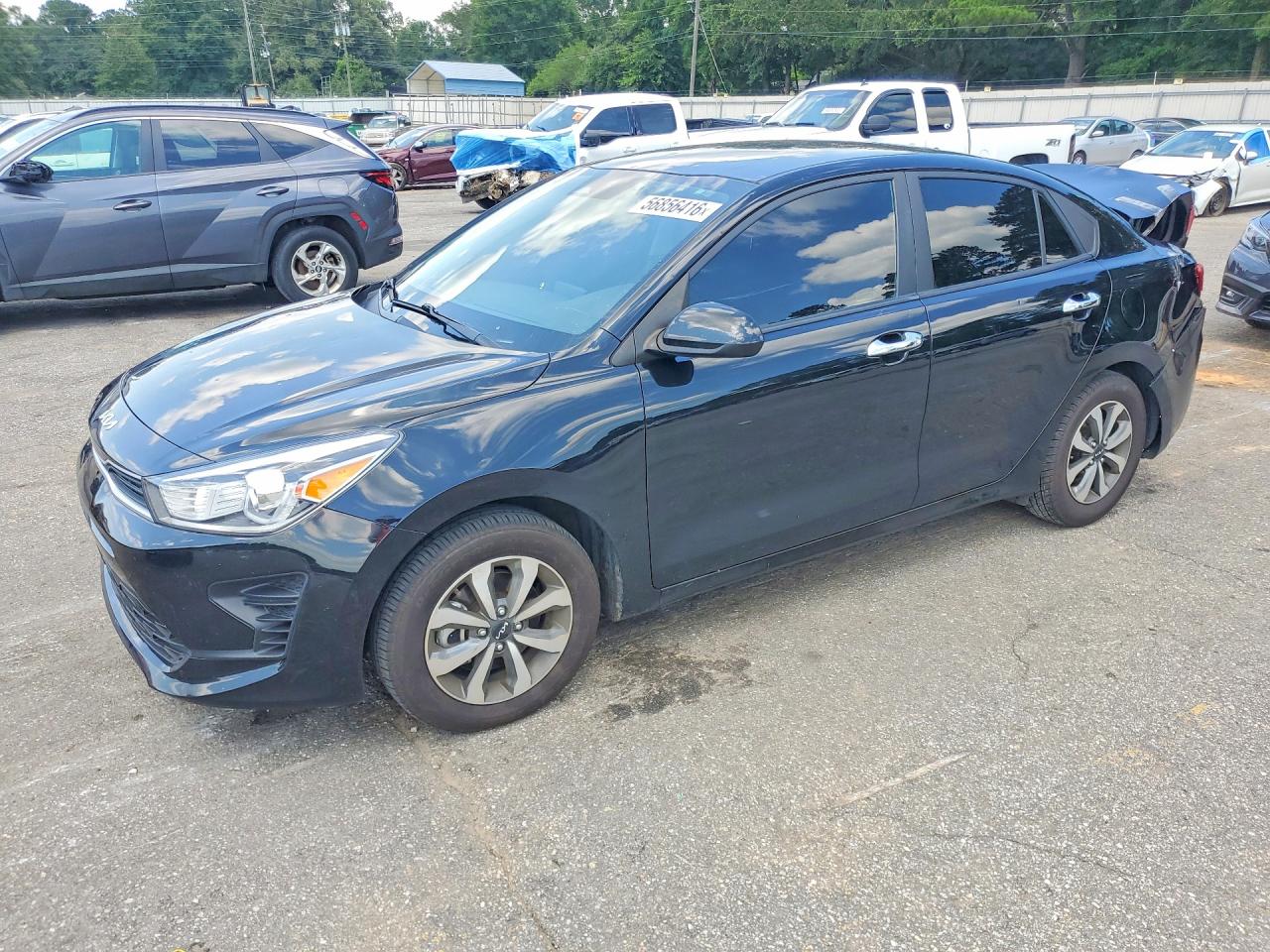 2023 Kia Rio S, VIN 3KPA24AD9PE540648 — Rear end