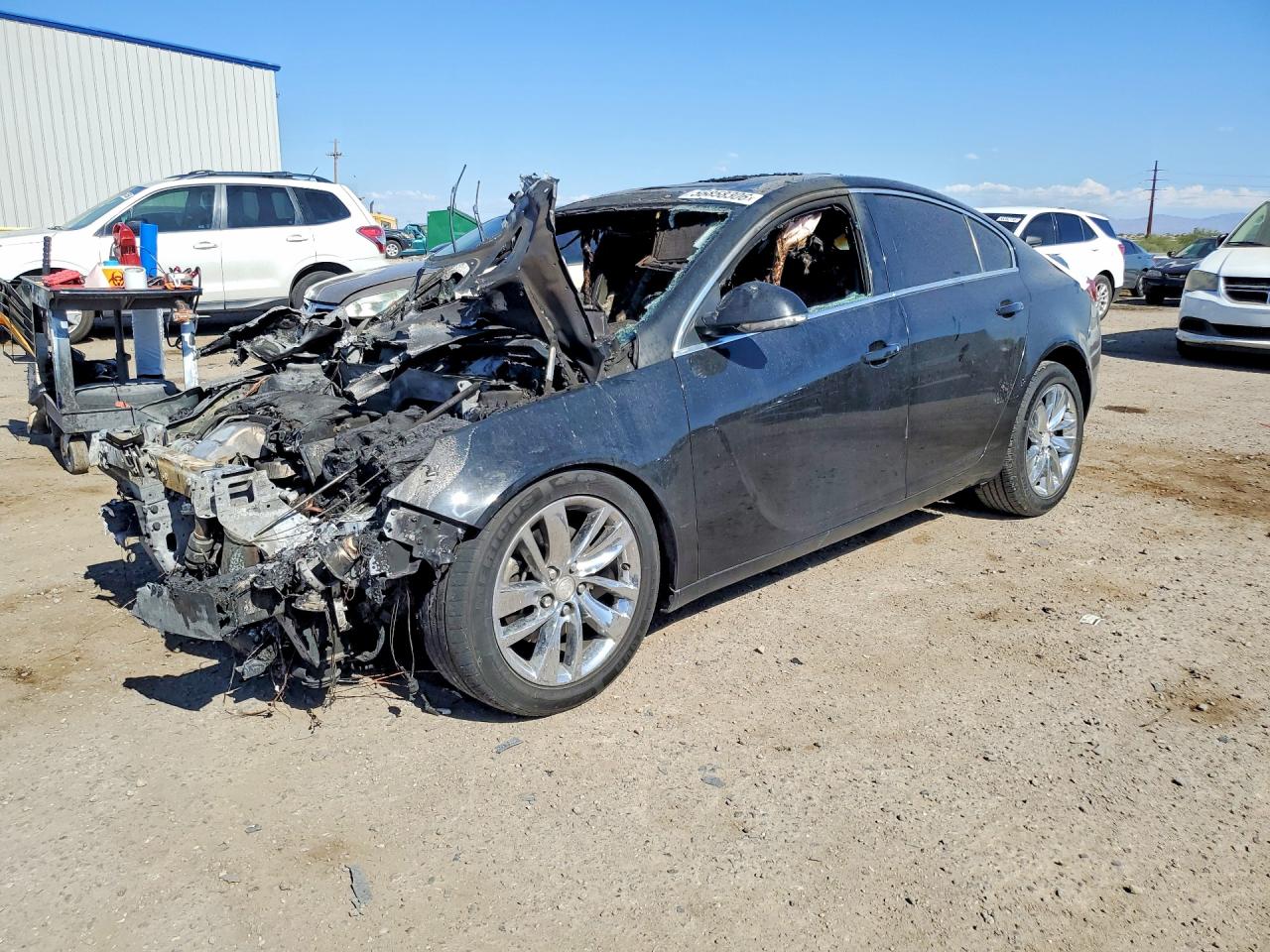 2015 Buick Regal, VIN 2G4GK5EX6F9267956 — Burn