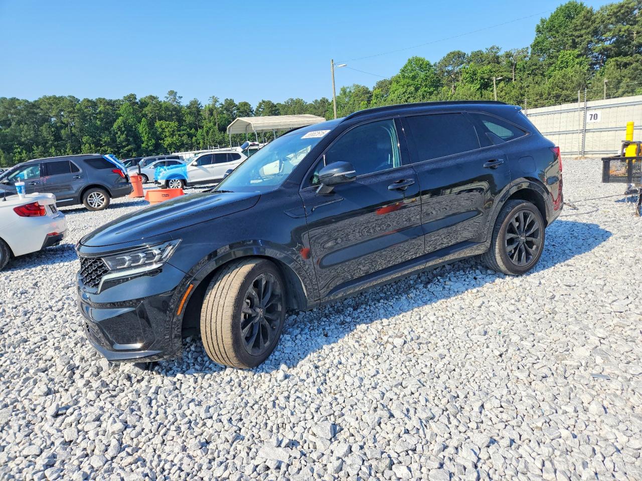 2023 Kia Sorento SX, VIN 5XYRK4LF1PG237612 — Бок