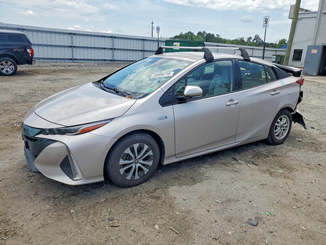 2020 Toyota Prius Limited, VIN JTDKARFP4L3124743 — Rear end