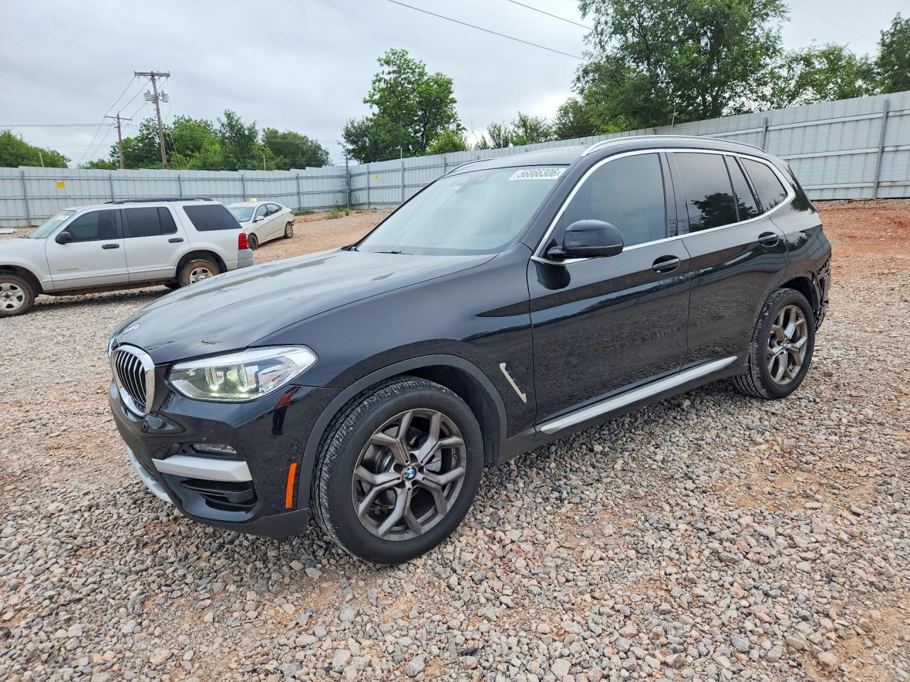 2021 BMW X3 sDrive30i, VIN 5UXTY3C00M9E93295 — Rear end