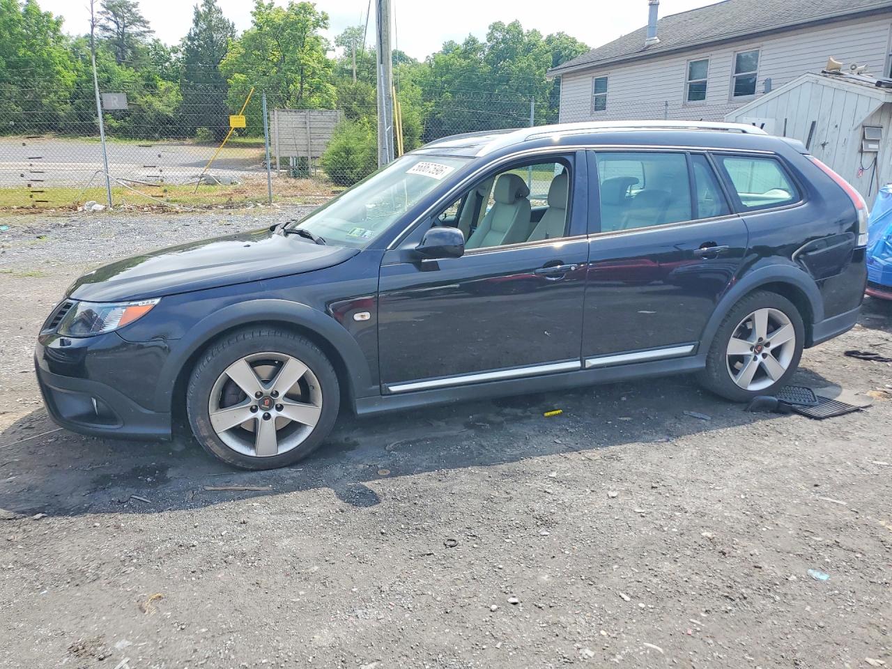 2011 Saab 9-3 9-3X, VIN YS3FD5BY5B1302551 — Front end