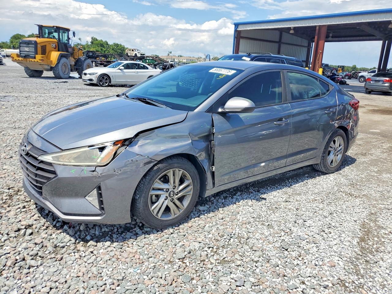 2019 Hyundai Elantra SEL, VIN KMHD84LF2KU829757 — Front end
