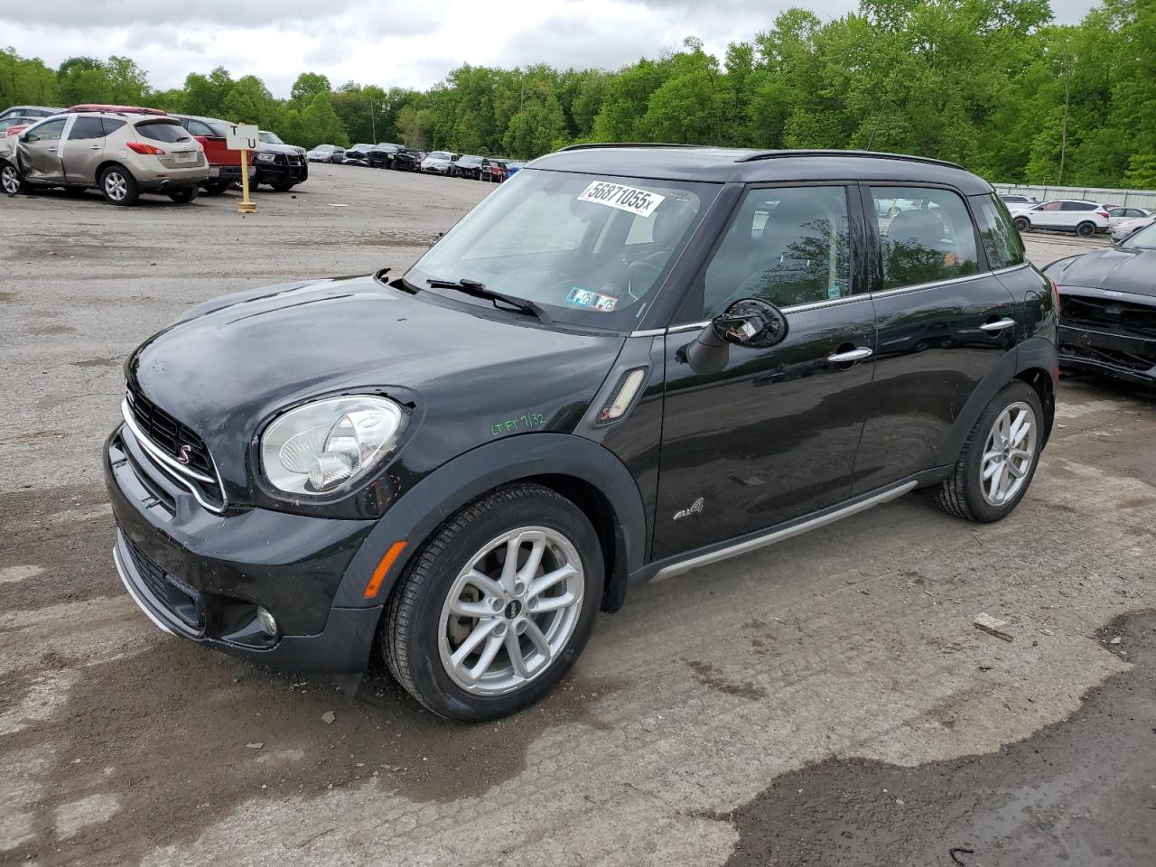 2015 MINI Countryman S, VIN WMWZC5C58FWP45276 — Front end