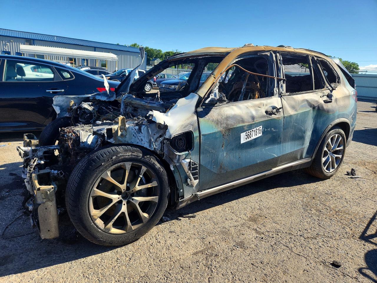 2026 BMW X5 xDrive50e, VIN 5UX43EU0XT9045591 — Пожар в салоне