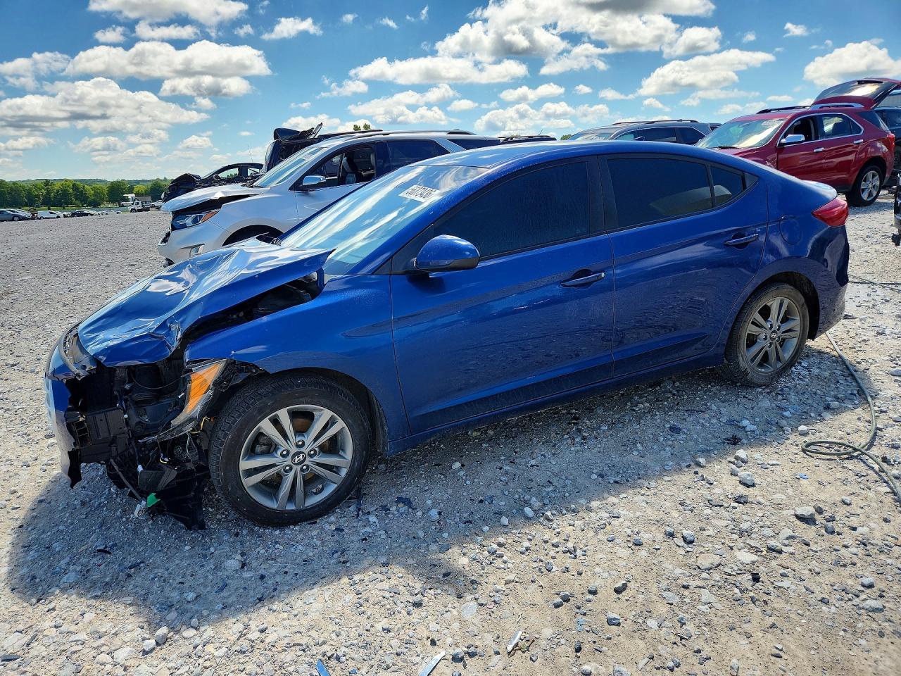 2017 Hyundai Elantra Limited, VIN 5NPD84LF2HH017124 — Front end