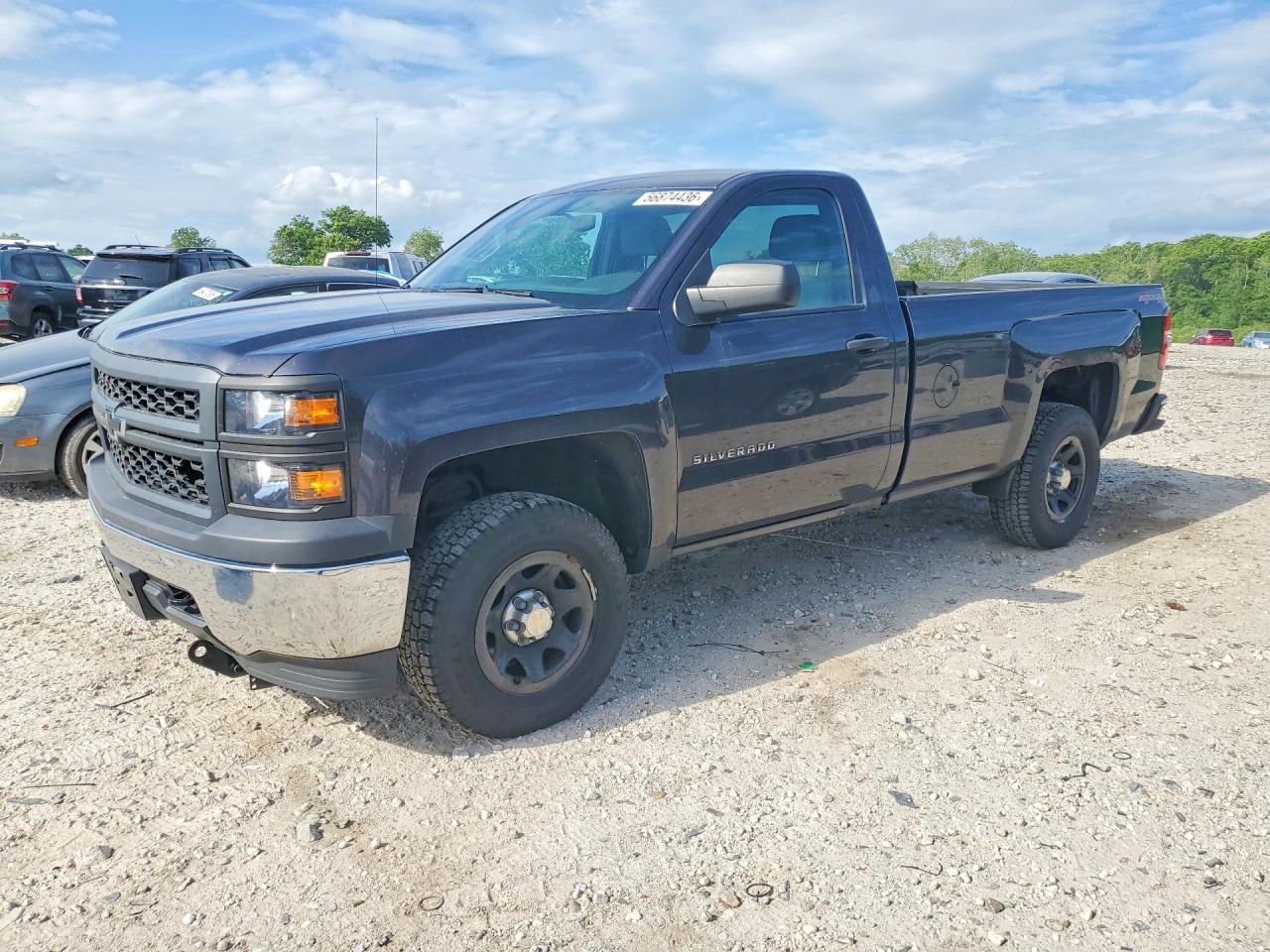 2015 Chevrolet Silverado 1500 Work Truck, VIN 1GCNKPEC4FZ147437 — Повреждение рамы