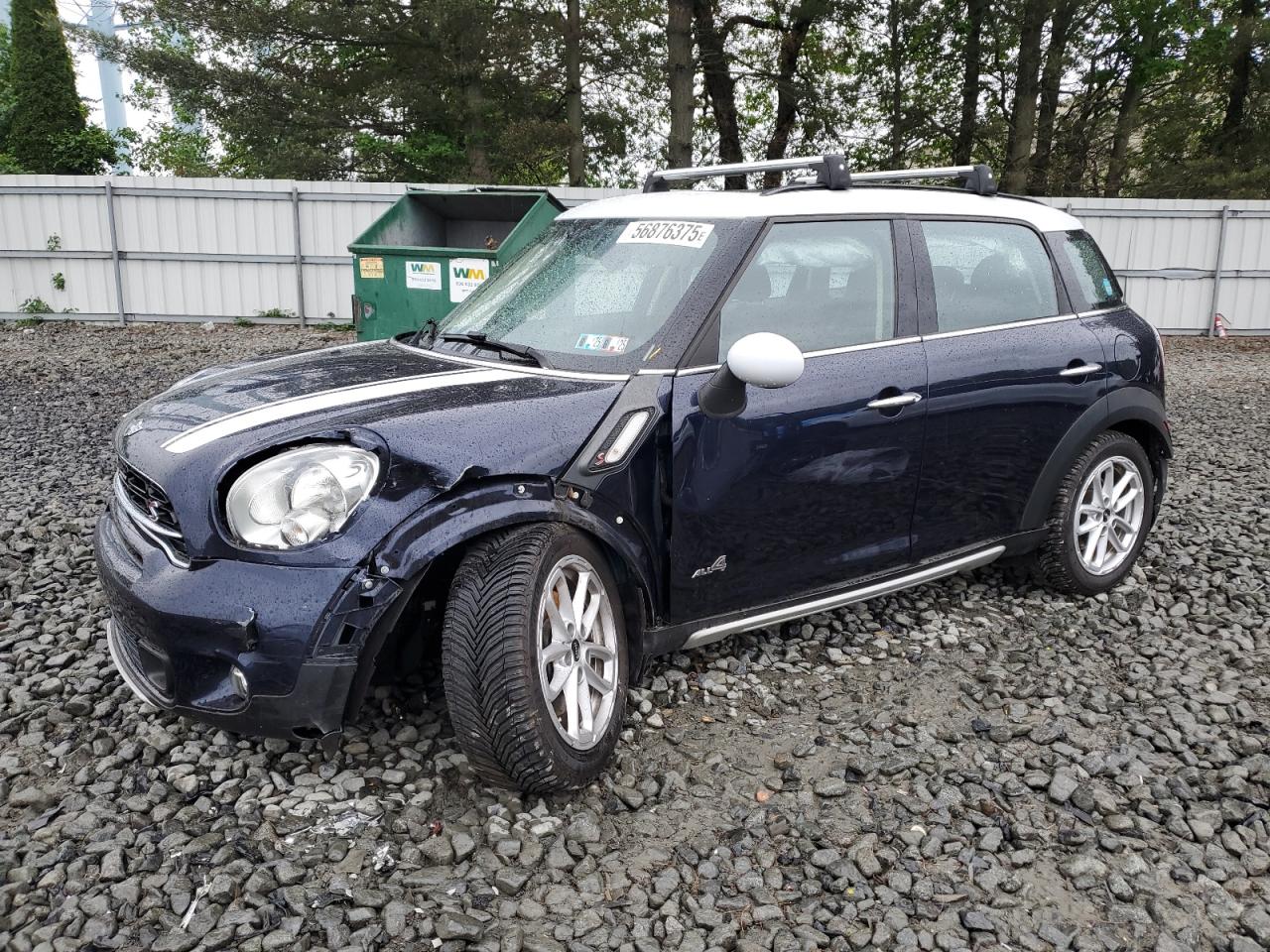 2015 MINI Countryman S, VIN WMWZC5C59FWP43388 — Rear end