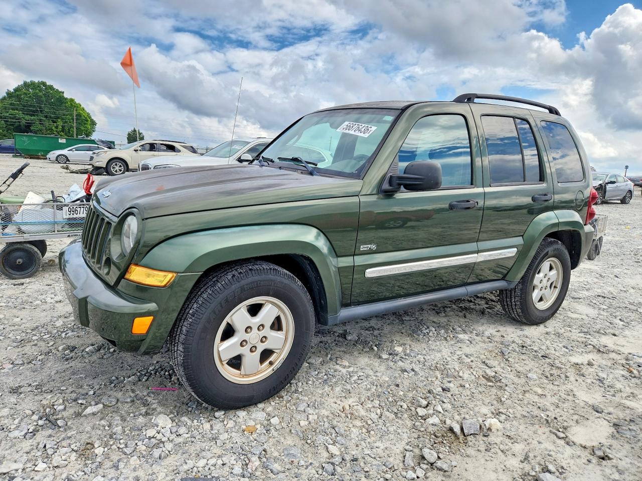 2006 Jeep Liberty Sport, VIN 1J4GK48K76W259638 — Minor dents and scratches
