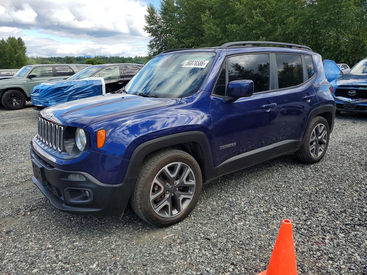 2018 Jeep Renegade Latitude, VIN ZACCJABB5JPJ30878 — Hail