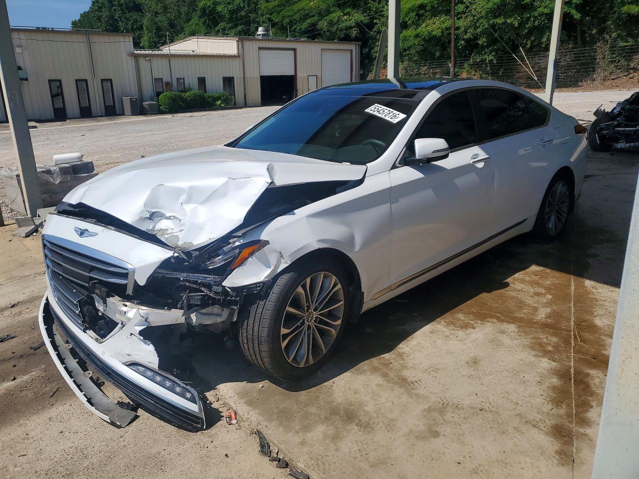 2017 Genesis G80 3.8L, VIN KMHGN4JE8HU175405 — Перед