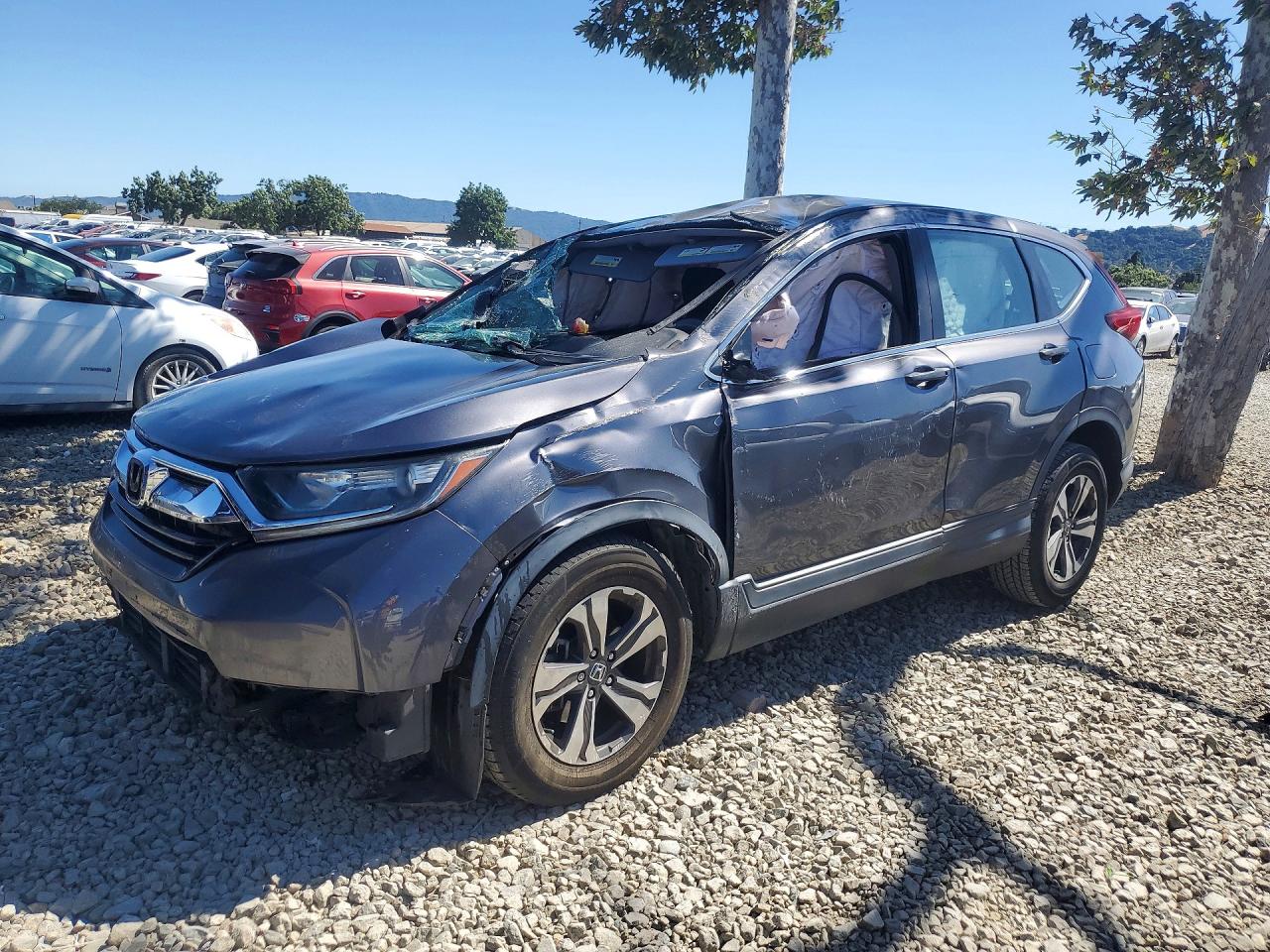 2017 Honda CR-V LX, VIN 2HKRW6H32HH214333 — Rollover