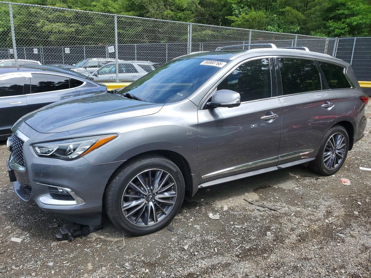 2019 Infiniti QX60 Luxe, VIN 5N1DL0MM1KC522638 — Front end