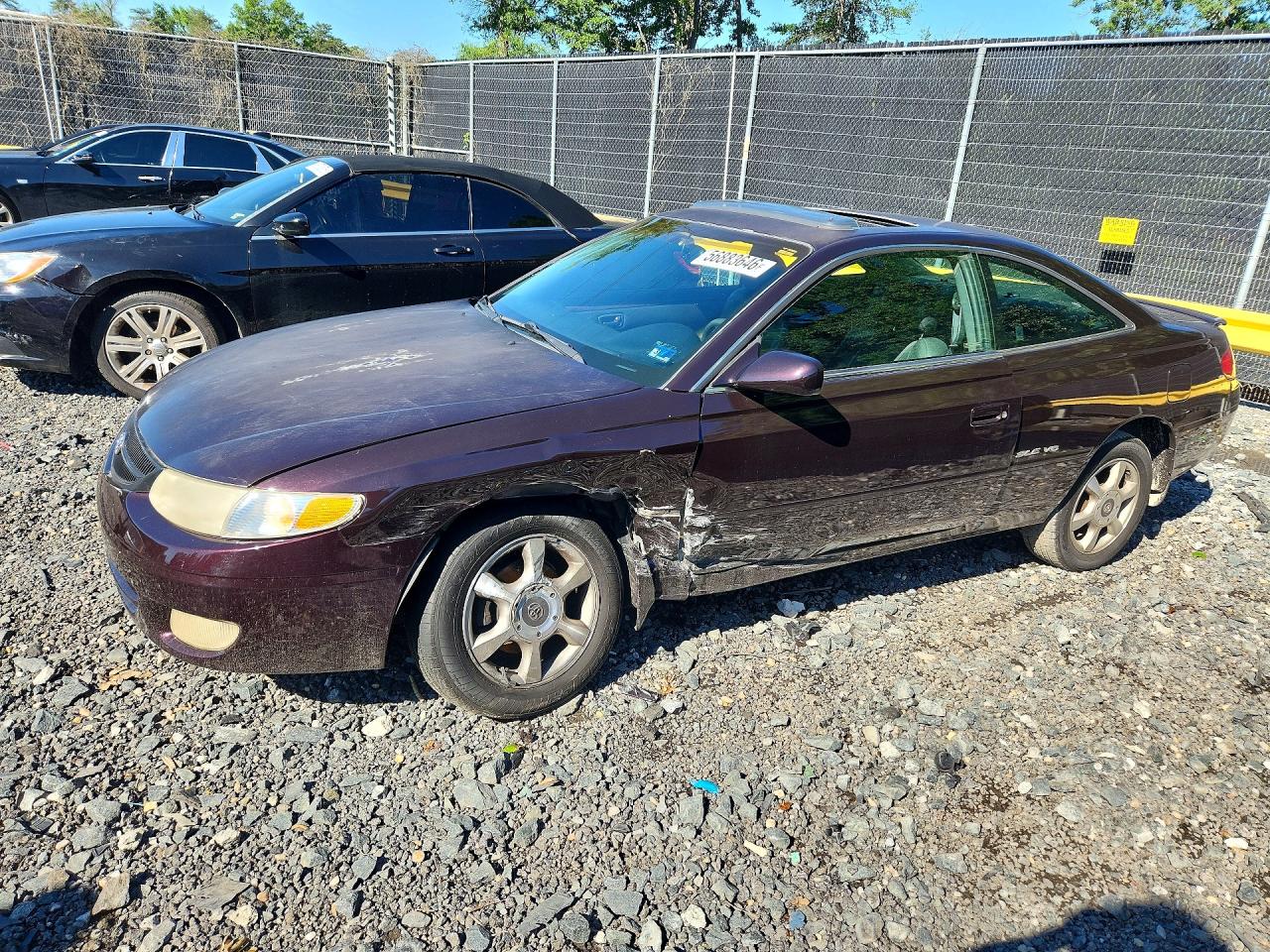2000 Toyota Solara SLE, VIN 2T1CF22P7YC279515 — Front end